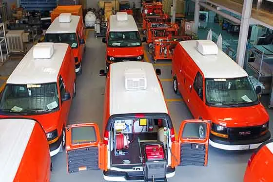 CEPCO Sales Equiping 33 Cable Test Vans Saudi Arabia Project