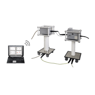 Megger ICMflex partial discharge detector, partial discharge fault locator, and loss factor measurement system